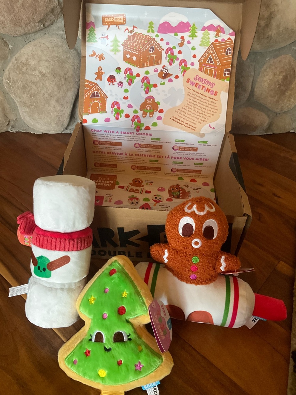 NEW Bark Box Seasons Sweetings Large Dog Toys